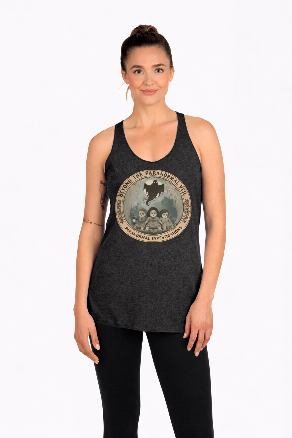 Black Beyond the Paranormal Veil Investigator Tank